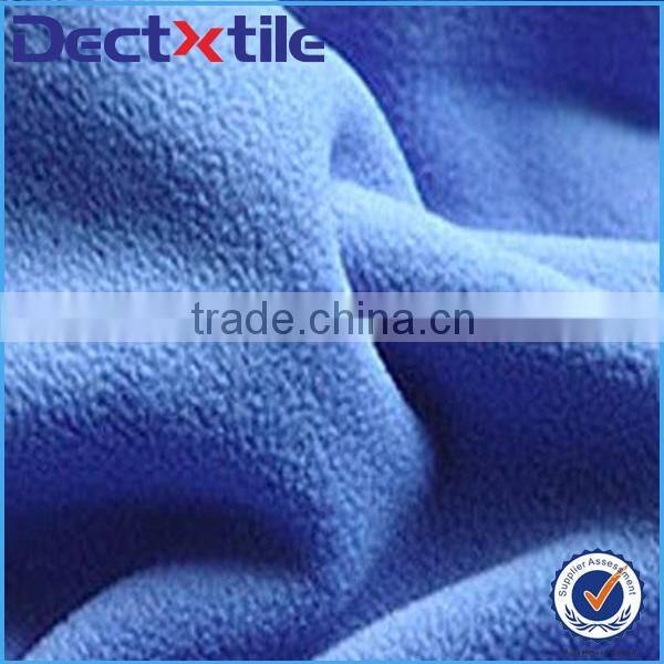 Hight quality gray colors thick polyester fabric polar fleece fabric tircot brush fabric