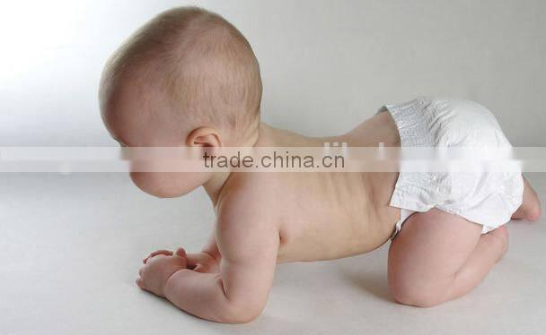 Grade AA super absorbent cotton baby diaper