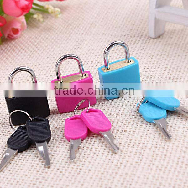 Produce colorful brass case key lock