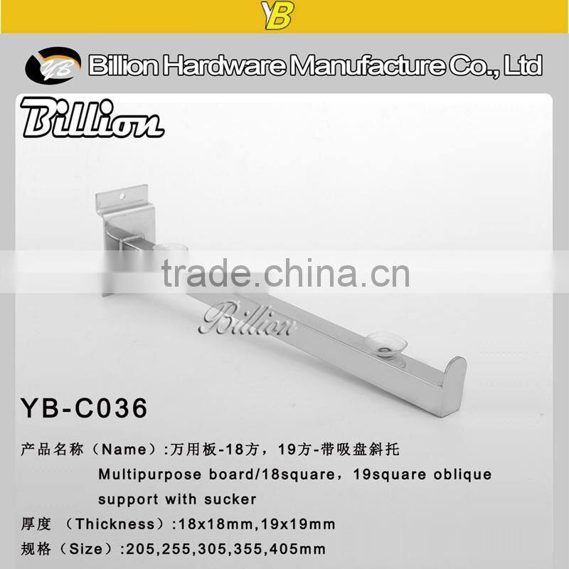 Metal Glass Bracket Holder with Sucker Wall Mount Brackets