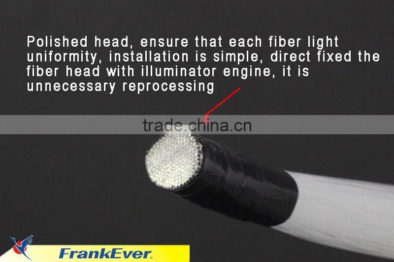 1.0mm PMMA plastic fiber optics cable 100pcs * 2Meters for led light engine