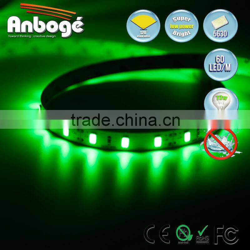 High Brightness Samsung Smd 5630 Led Strip DC12v 60led/m red blue green yellow