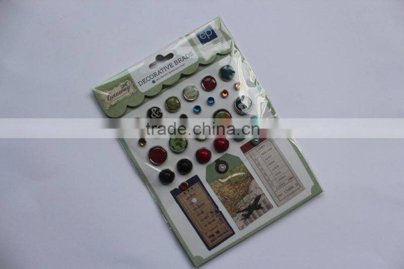 metal scrapbooking brads for decoration,crafts