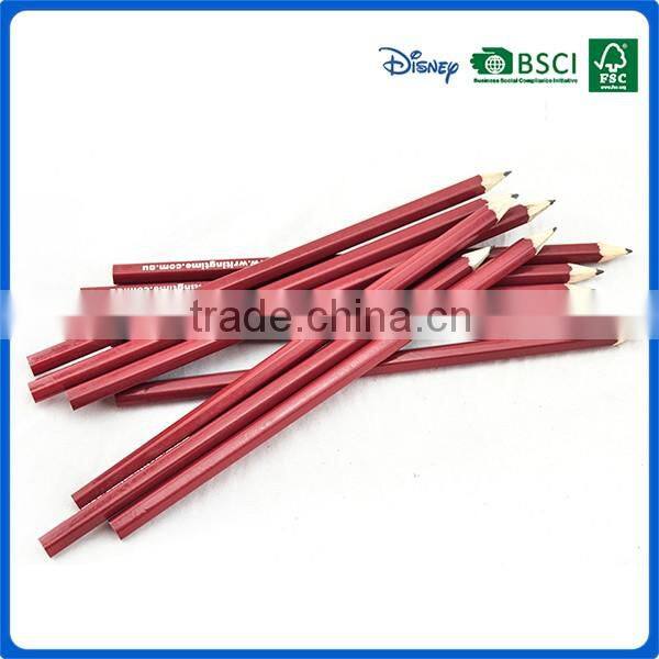 hot selling hexagonal shape hb pencil without eraser