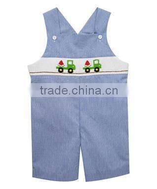 Hand smocked boy longall