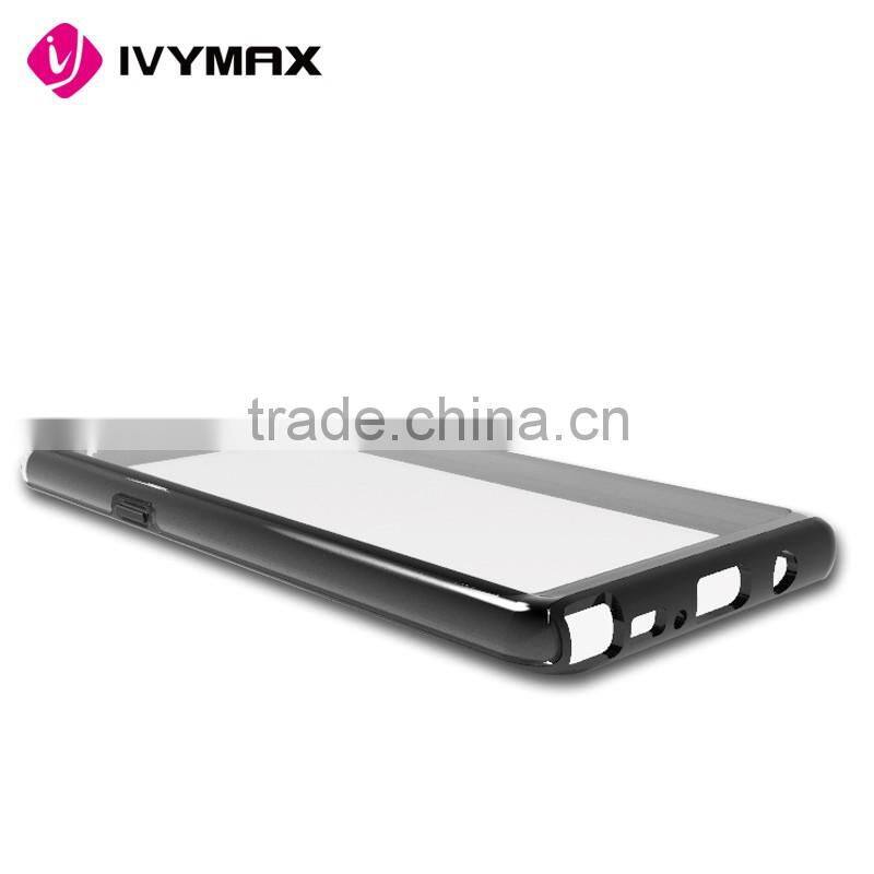 Fastest shipping from China clear crystal hard back cover case for samsung galaxy note 7 smartphones