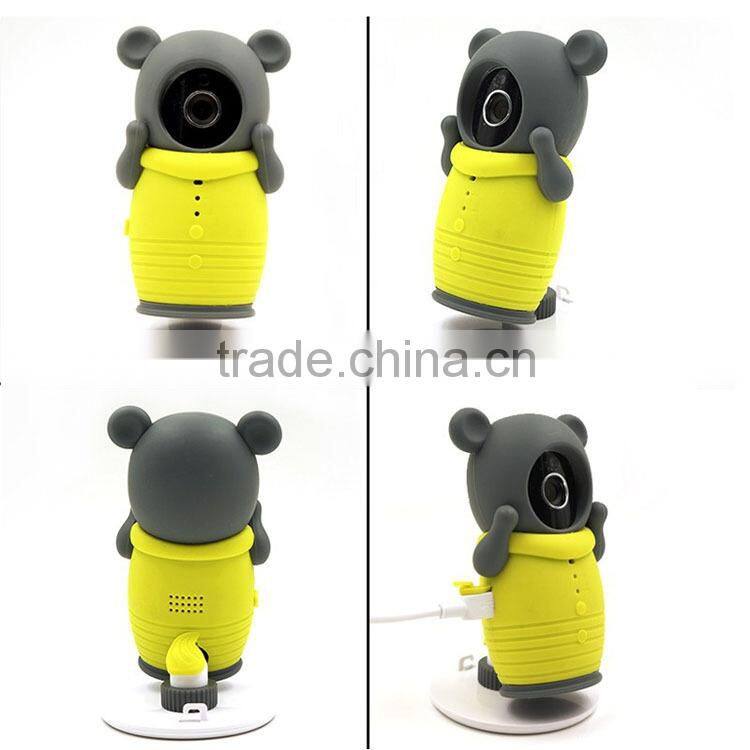 Clever Dog and Little Bear WIFI Camera with IR Cut Night Vision Max support 32GB TF Card IP Camera Surveillance Wireless Camera