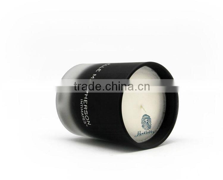 Made in China home decoration scented candles in frosted glass jar