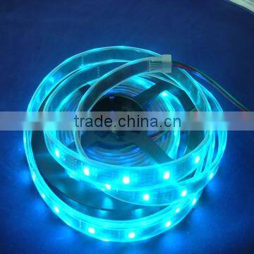 low voltage DC5V waterproof IP67 5050 smd 5m/roll rgb led strip ws2801