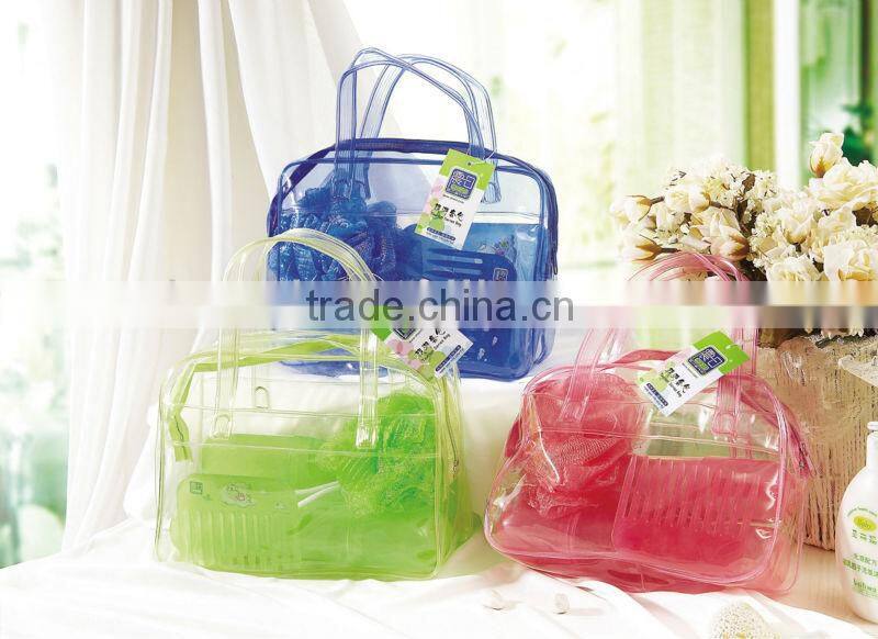 wholesale high grade cosmetic makeup pouch bag,makeup bag with compartment ,promotion item 6825