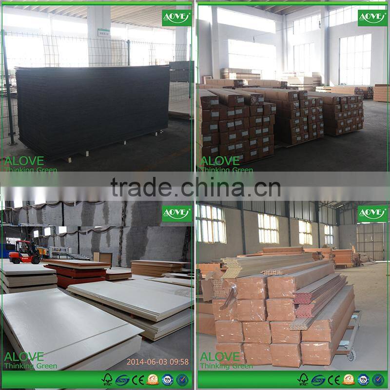 Colorful pvc building material interior/exterior /nailed /planing