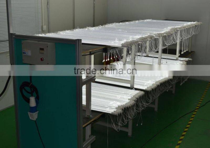 high luminous 100lm/w 1800lm 18w t8 led glass tube