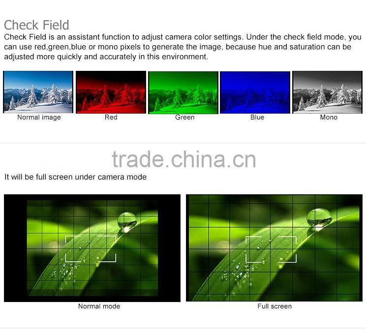 7" aluminum design IPS 1280x800 camera-top monitor HDMI SDI input and output high brightness photography equipment