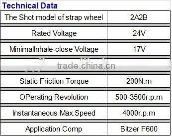 Clutch(18 2A2B260.220) for Bitzer(F600) compressor part for bus and double decker bus.