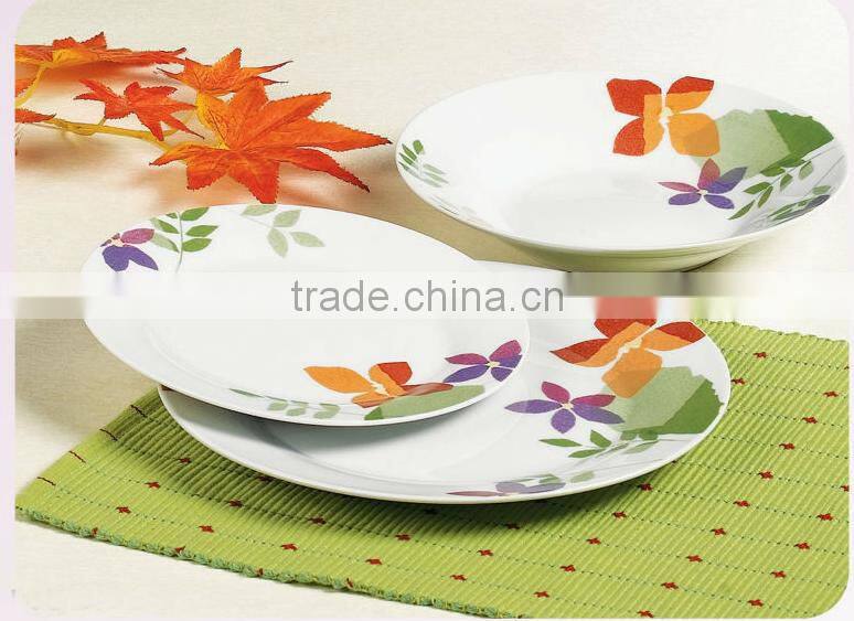 Ceramics super white dinnerware sets hongshun porcelain