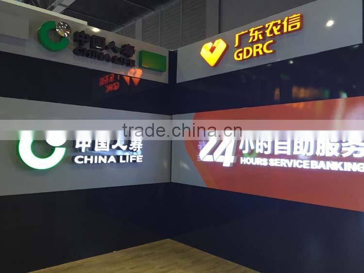 Front- Lit acrylic letter logo led sign board