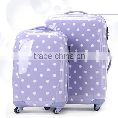 abs and pc 4 wheels travel luggage , trolley luggage, luggage set