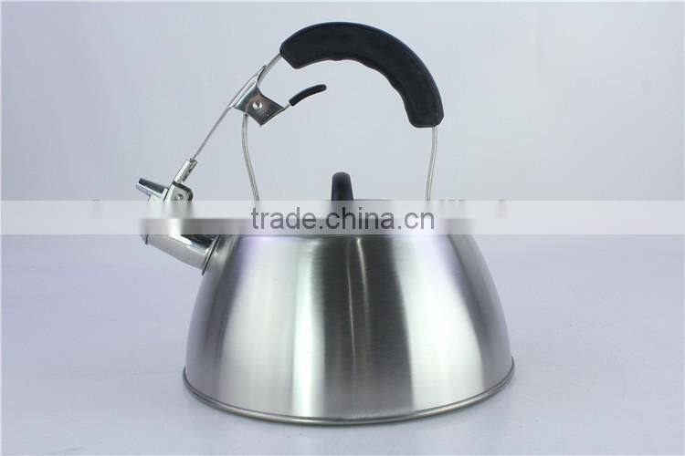 High quality non electric tea kettle stainless steel whistling kettle