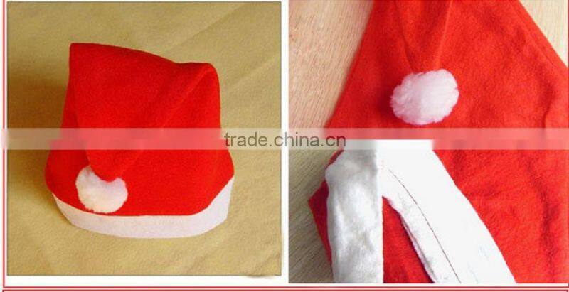 High quality red christmas hat,santa hat,santa clause hat