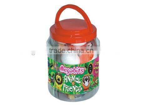 CHILDRENS CRAFT JAR GIANT ART SET POM POMS BEADS PAPER FOAM LETTERS