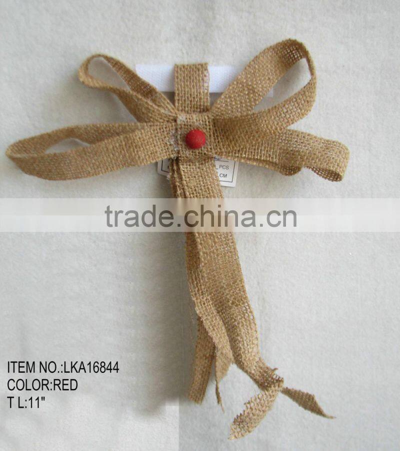 handmade artificial flowers burlap butterfly christmas decorations ornament