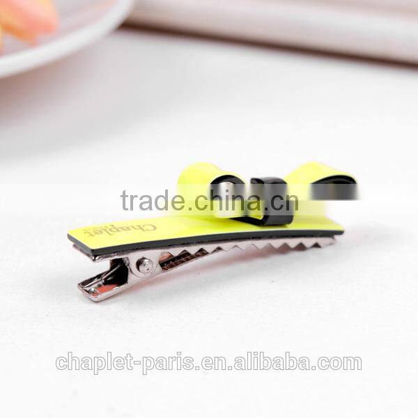 wholesale girls cellulose acetate bowknot hairpin
