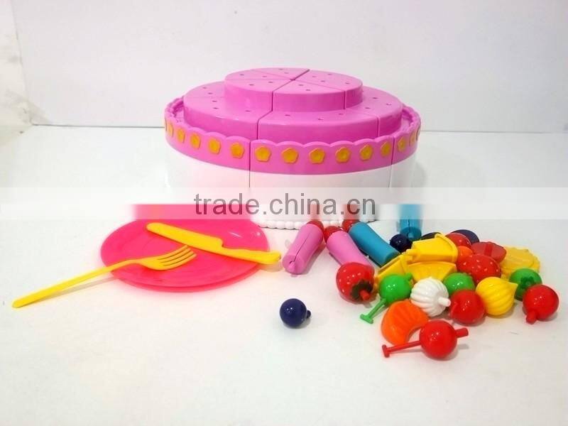 Kid Birthday Cake Game Toy Kit System Learn Teach Play with light