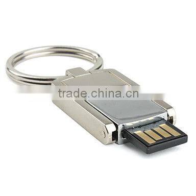 waterproof & Mini Swivel Keychain Style USB Flash Drive