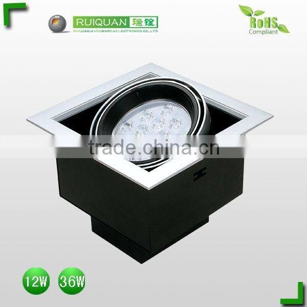 New design 24w aluminum led parabolic reflector t5 grille light