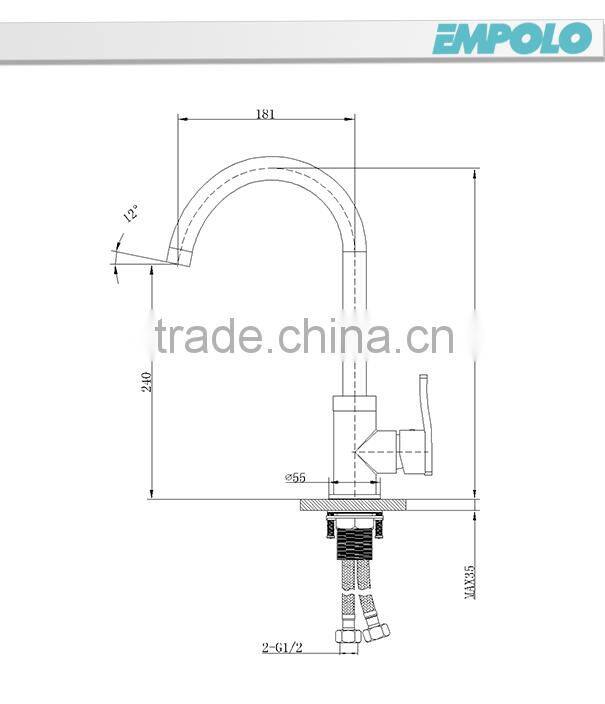 Kaiping Factory Best Brass China Kitchen Faucet 65 2101