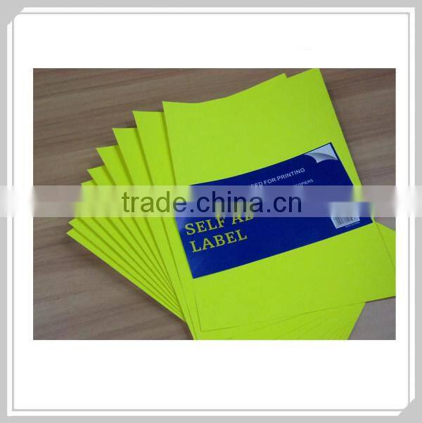 Adhesive labels for plastic bags