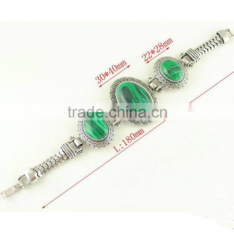 peacock hand made gemstone bracelet, gemstone chip bracelets