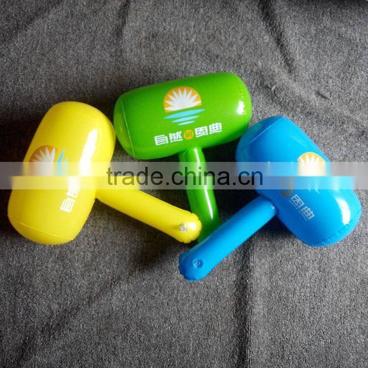 full print toy hammer inflatable wood mallet toy