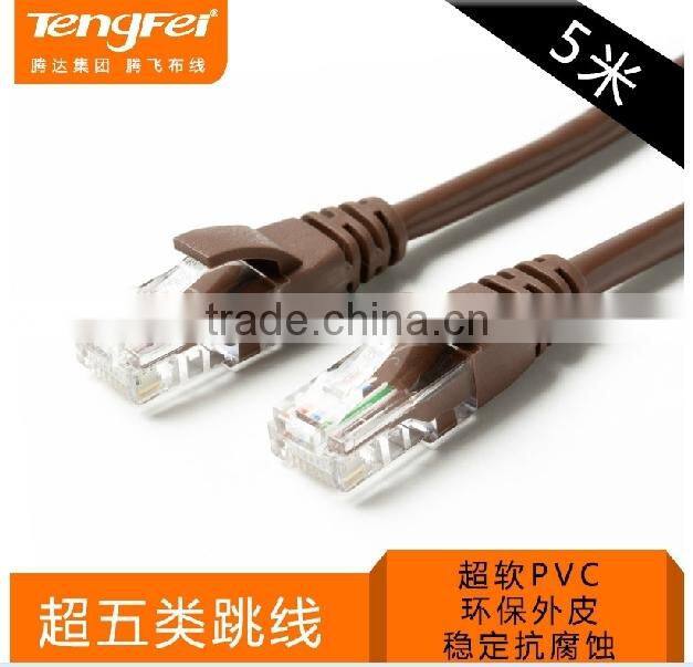 Good quality with best price OEM lan cable Cat 5e UTP patch cord,Cu,CCA,CCS