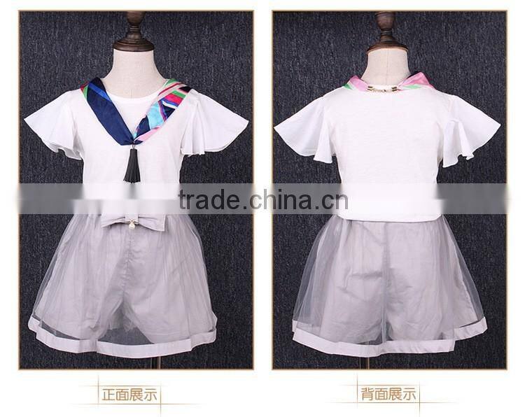 1978 2016 New Style Korean Children Girl Causual Clothing Set