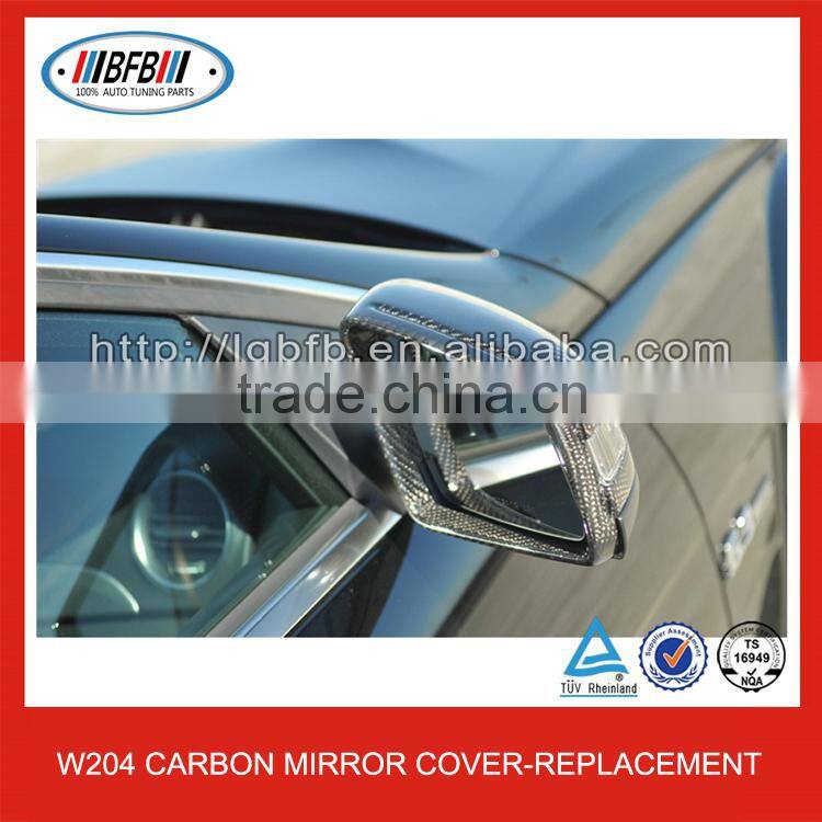 For Mercedes C/E/S Class W204 W221 W212 W218 Carbon Rearview Mirror Cover Replacement