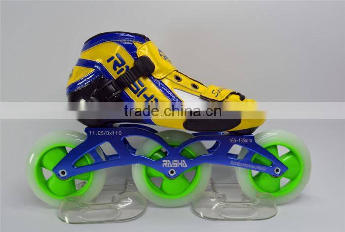 Custom speed skating shoes speed skates handmade inline skate 3 wheels skate OEM ODM logo heating-moldable