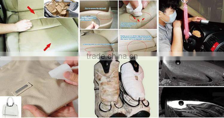 Nanotechnology Cleaning Melamine Foam Sponge Promotion for Leather Bag