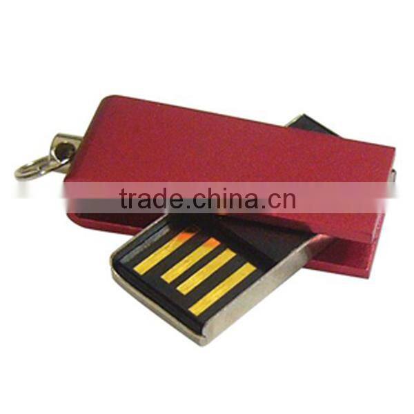 Shakeproof swivel usb flash drive with 32GB waterproof chip