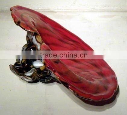 glass art decoration XO-2010025A and Blown Glass Table Decoration In Restaurant