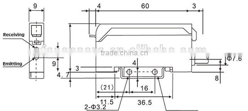 F&C Low cost optical fiber sensor amplifier FF-12 industrial amplifier