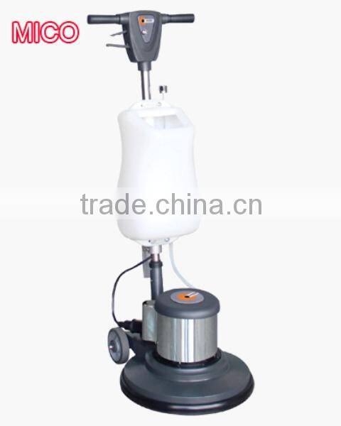 Single disc hand held multifunctional floor polishing machine