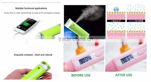 Elegant shape ultrasonic cool mist humidifier with power bank diffuser for beauty SPA beauty salon material