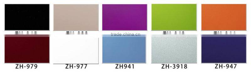 high gloss small flowers kitchen cabinet door with E1 standard