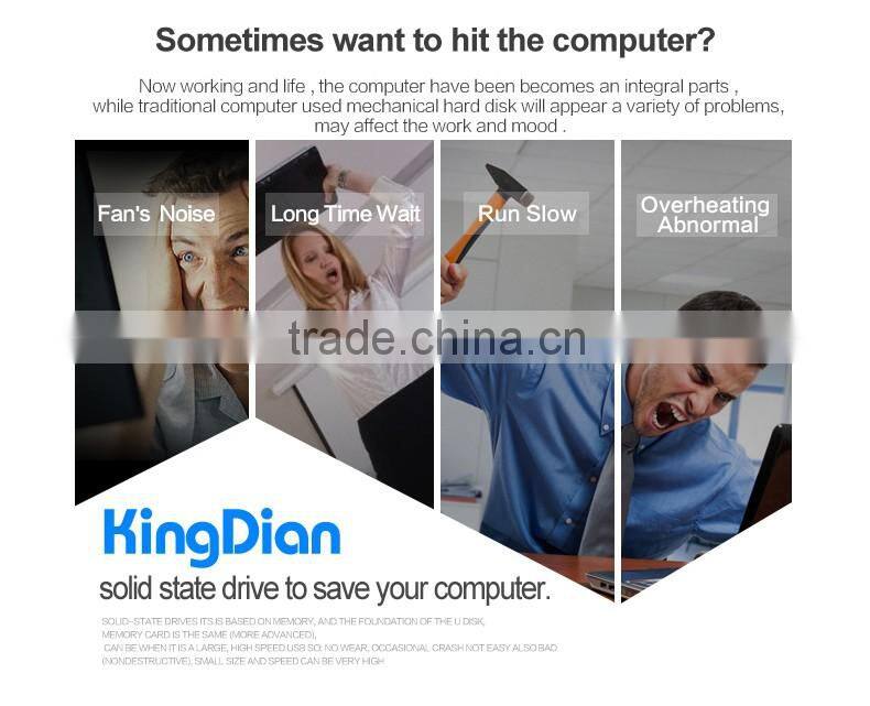 KingDian Brand SSD 2.5 inch 6Gb/s MLC 60GB 64GB SSD hard disk wholesale price