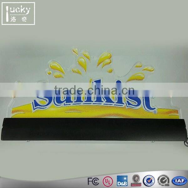 Unique 3d led sign /box new design acrylic Neno led lit edge sign