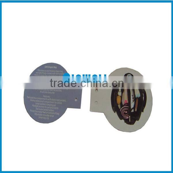 Cheapest price for paper garment hang tag with string