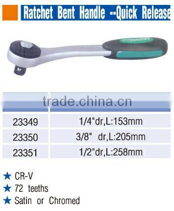 Ratchet Bent Handle--Quick Release