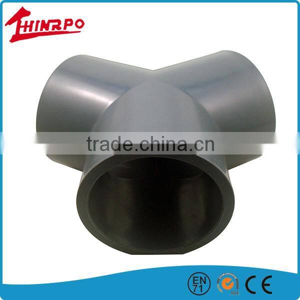 Custom silicone rubber composite plastic Y branches pipe for hvac