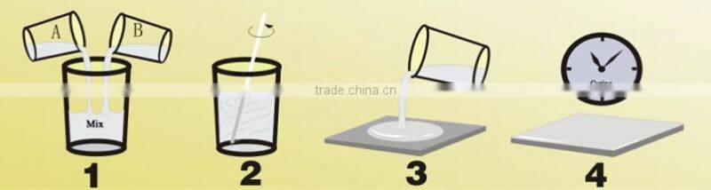 Ultra Clear Yellow resistance Polyurethane for False Water Artificial Flower Making